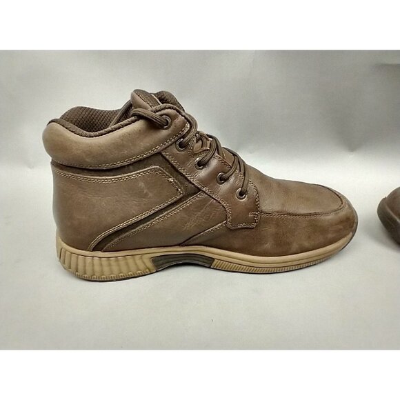 Orthofeet Highline 487 Mens 10 2E Wide Brown Boot Lace-Up Leather Comfort - Picture 10 of 16